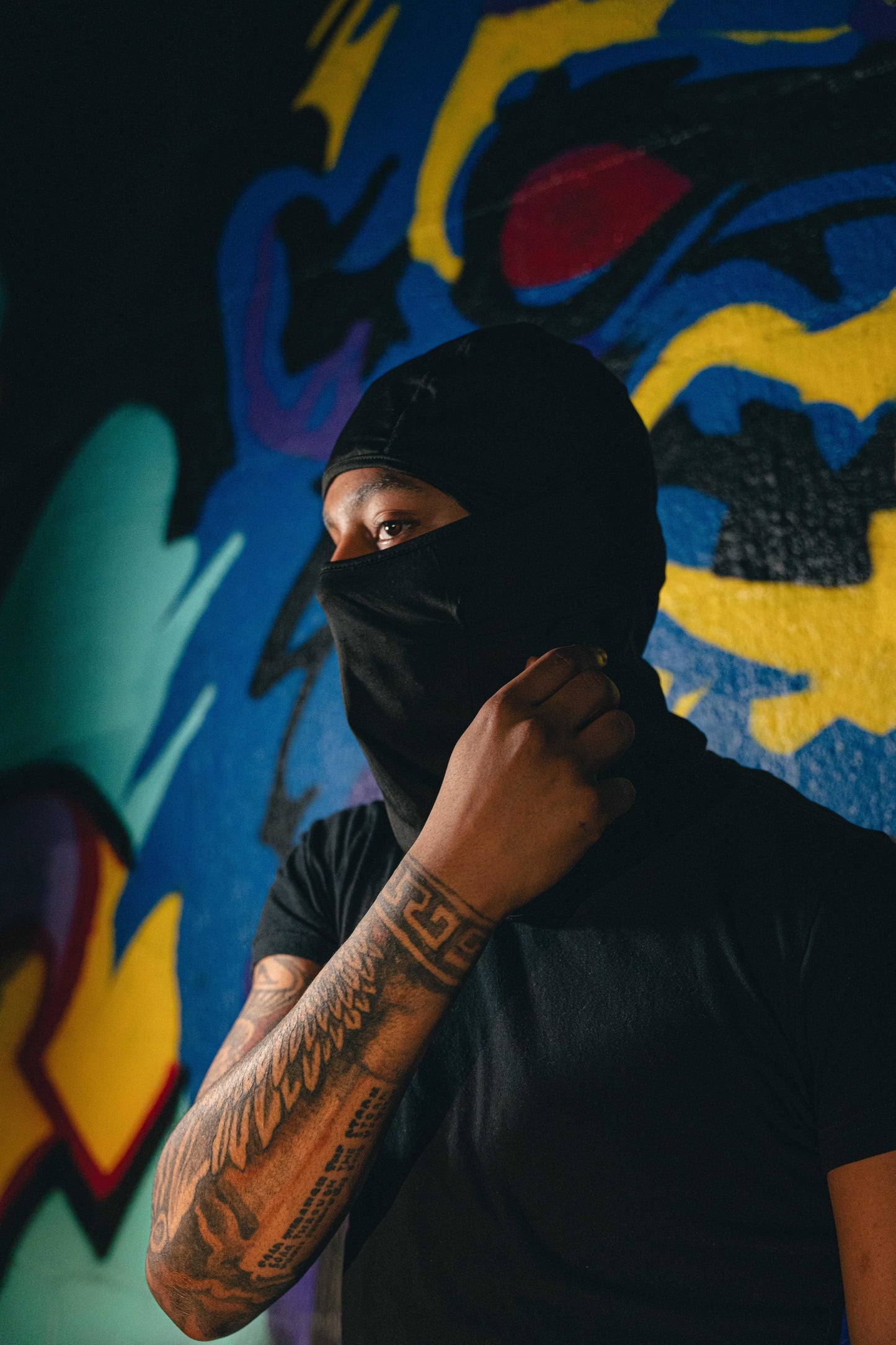 Reflective Balaclava Mask (Reversible)