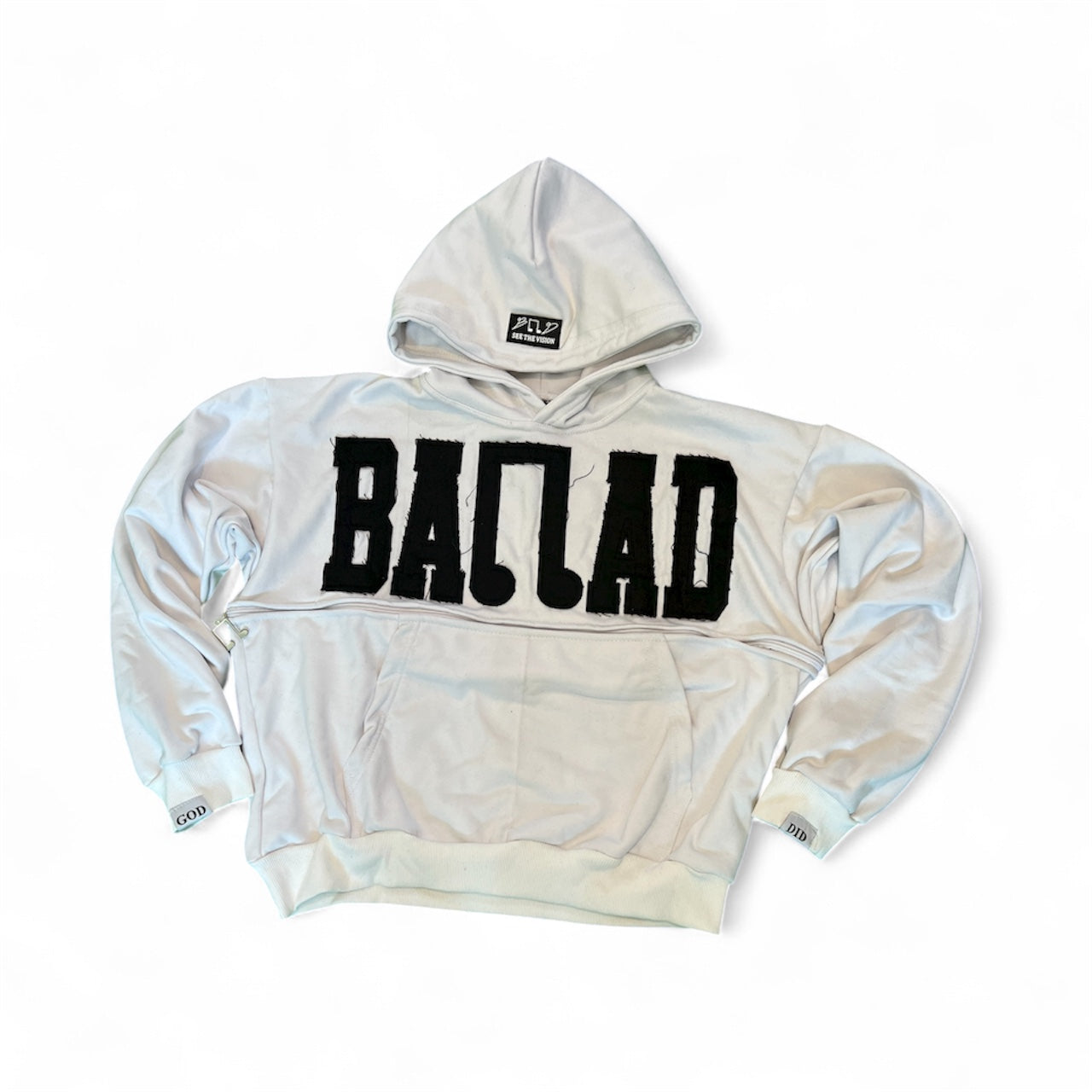 Zip-Off Pullover Hoodie