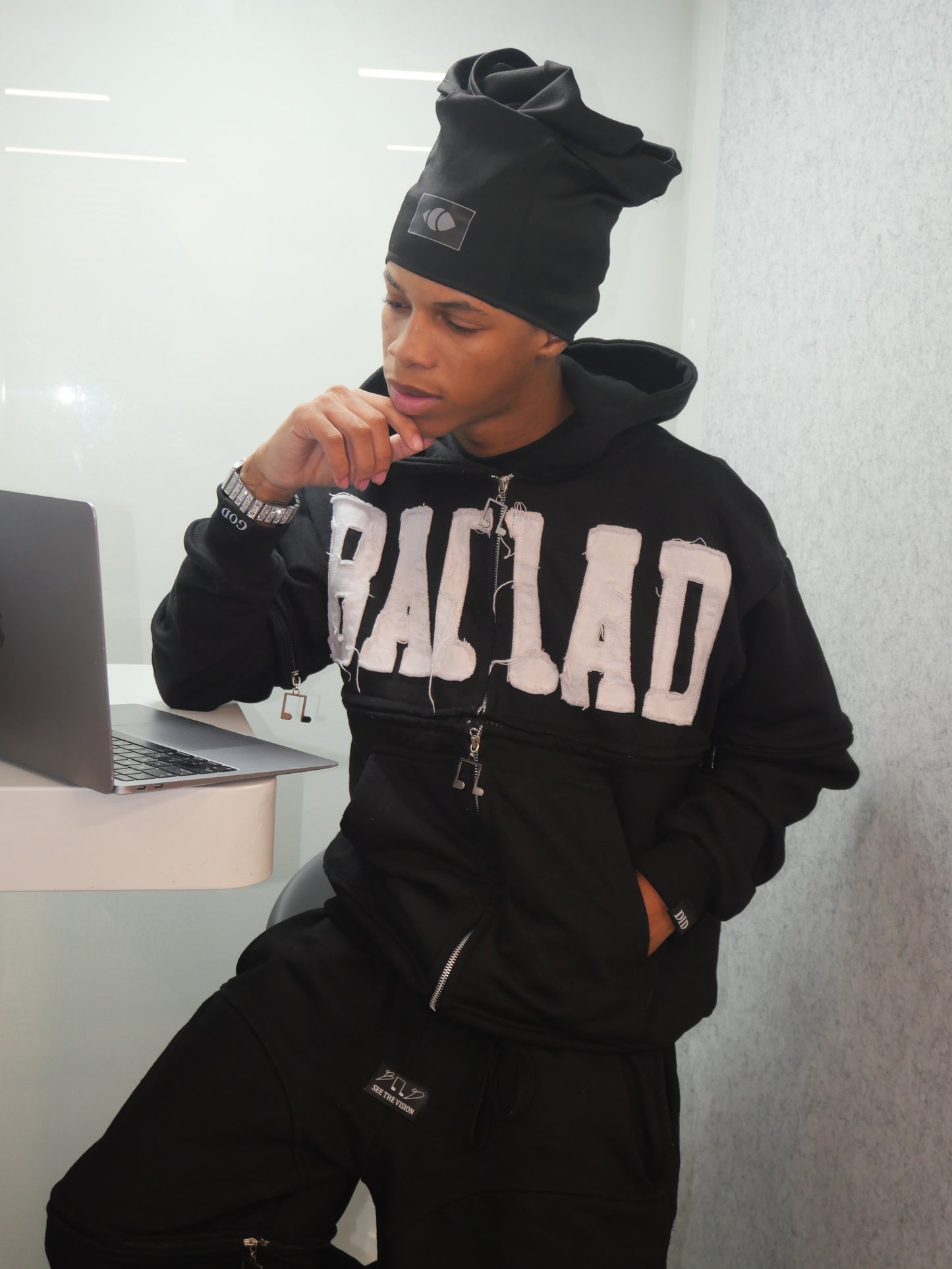 Zip-Off Pullover Hoodie