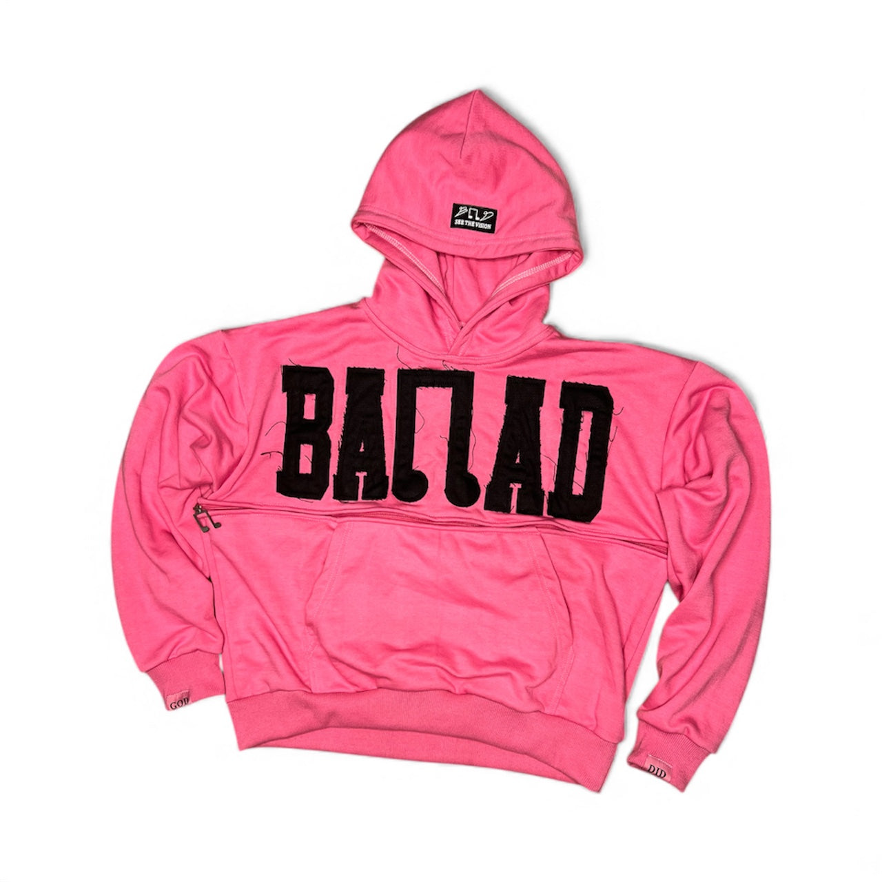 Zip-Off Pullover Hoodie