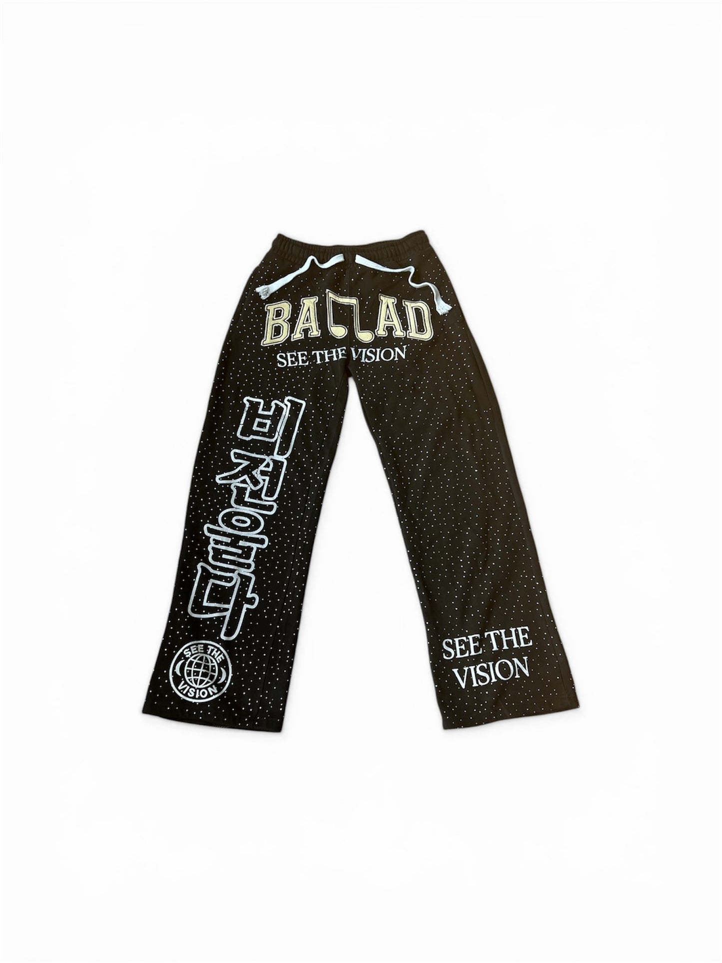 Rhinestone Global Sweatpants