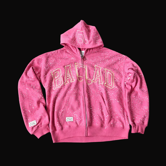 Rhinestone Global Hoodie