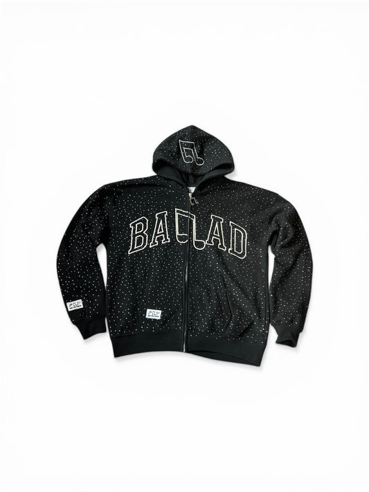Rhinestone Global Hoodie