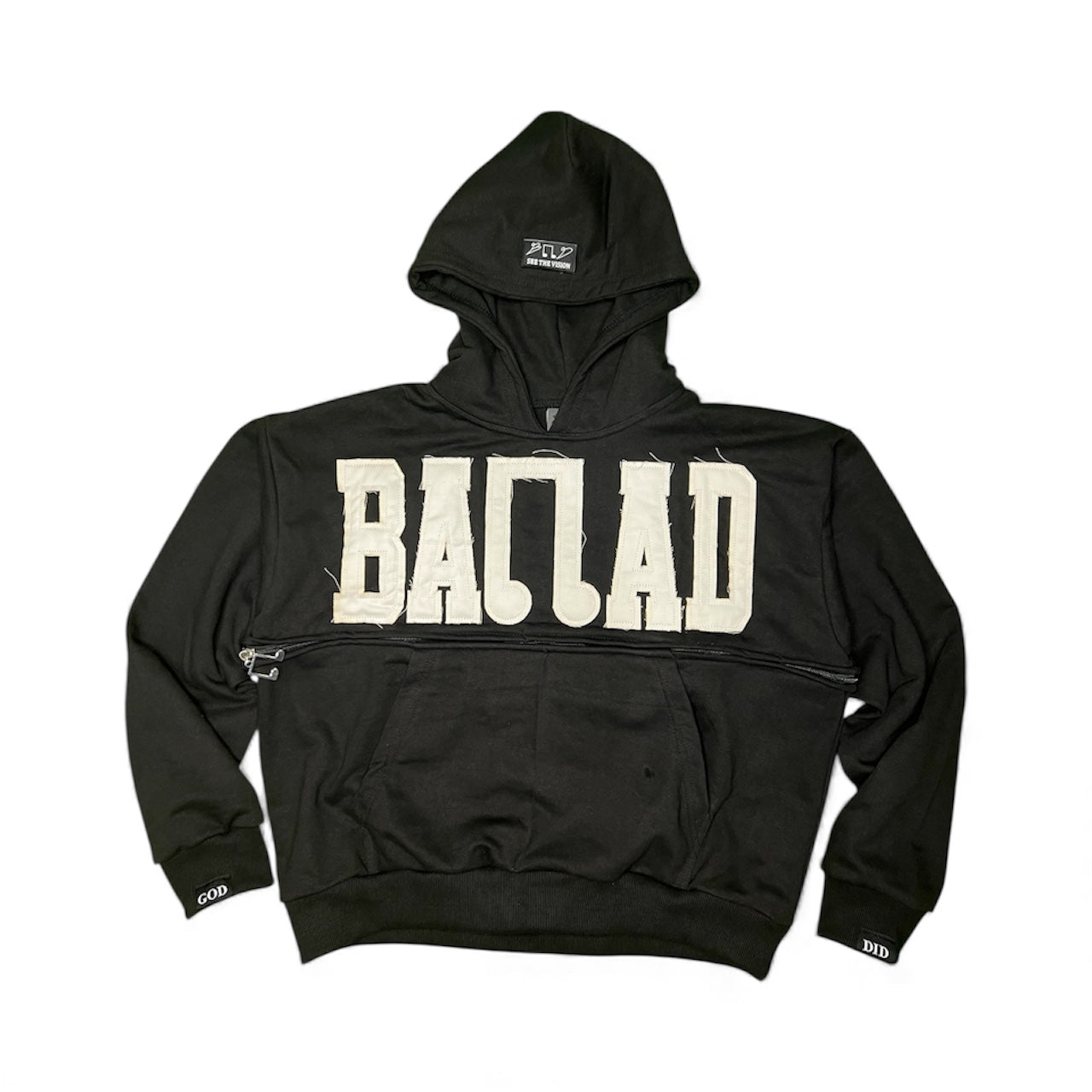 Zip-Off Pullover Hoodie